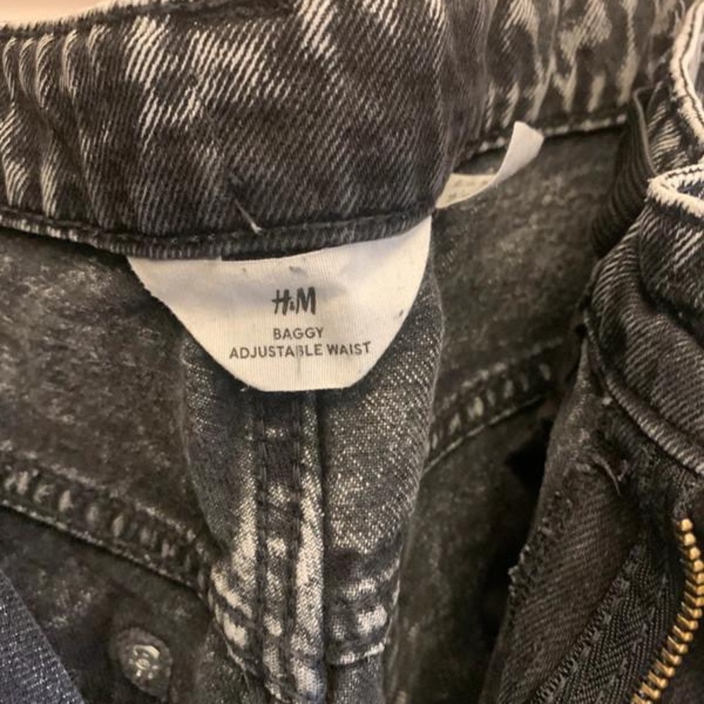 Black acid washed jeans (14 years)